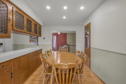 Plenty of space for a dining table and chairs!