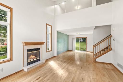 This fabulous home welcomes a beautiful blend of both formal and informal living space.