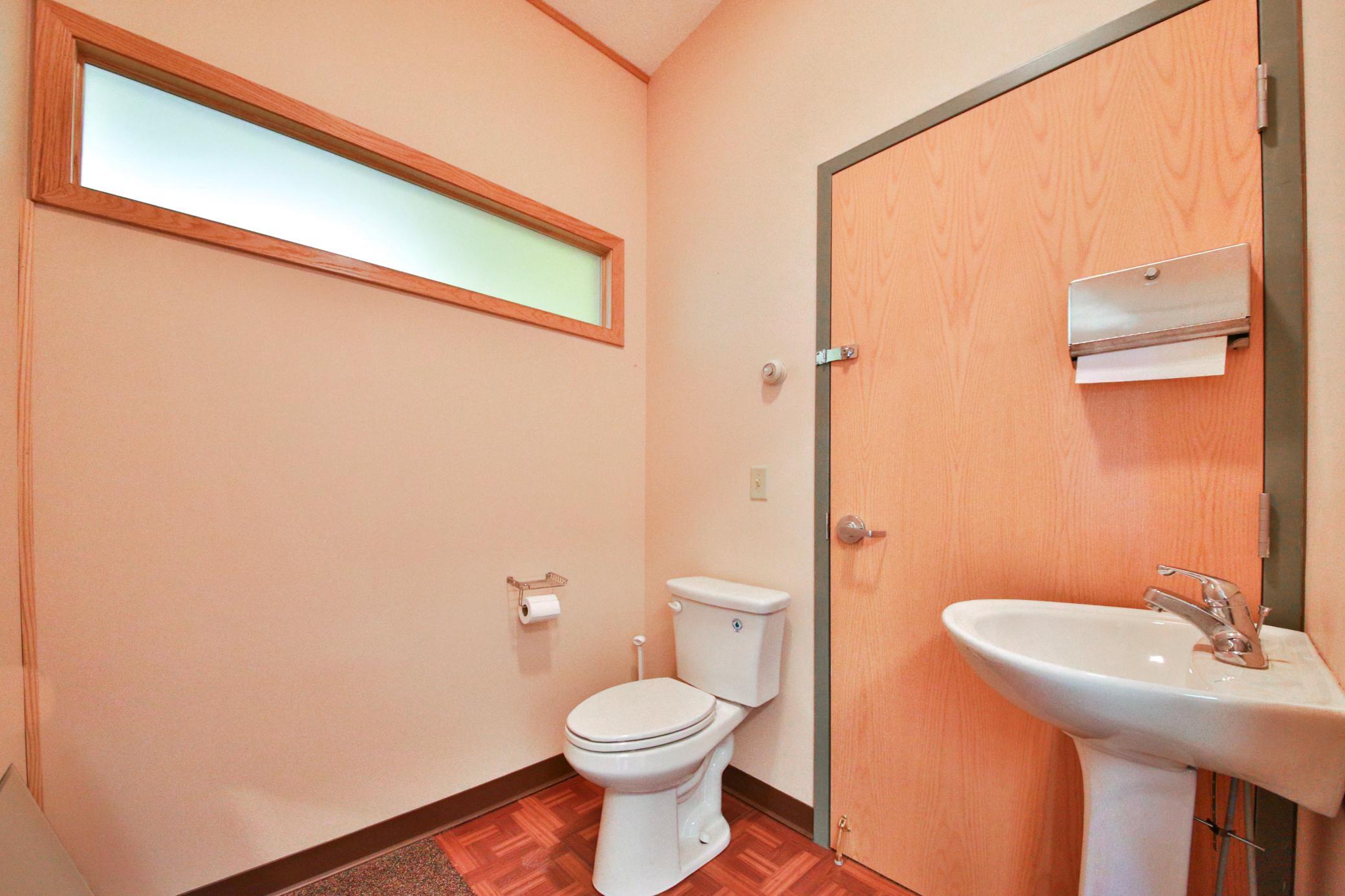 east side office restroom