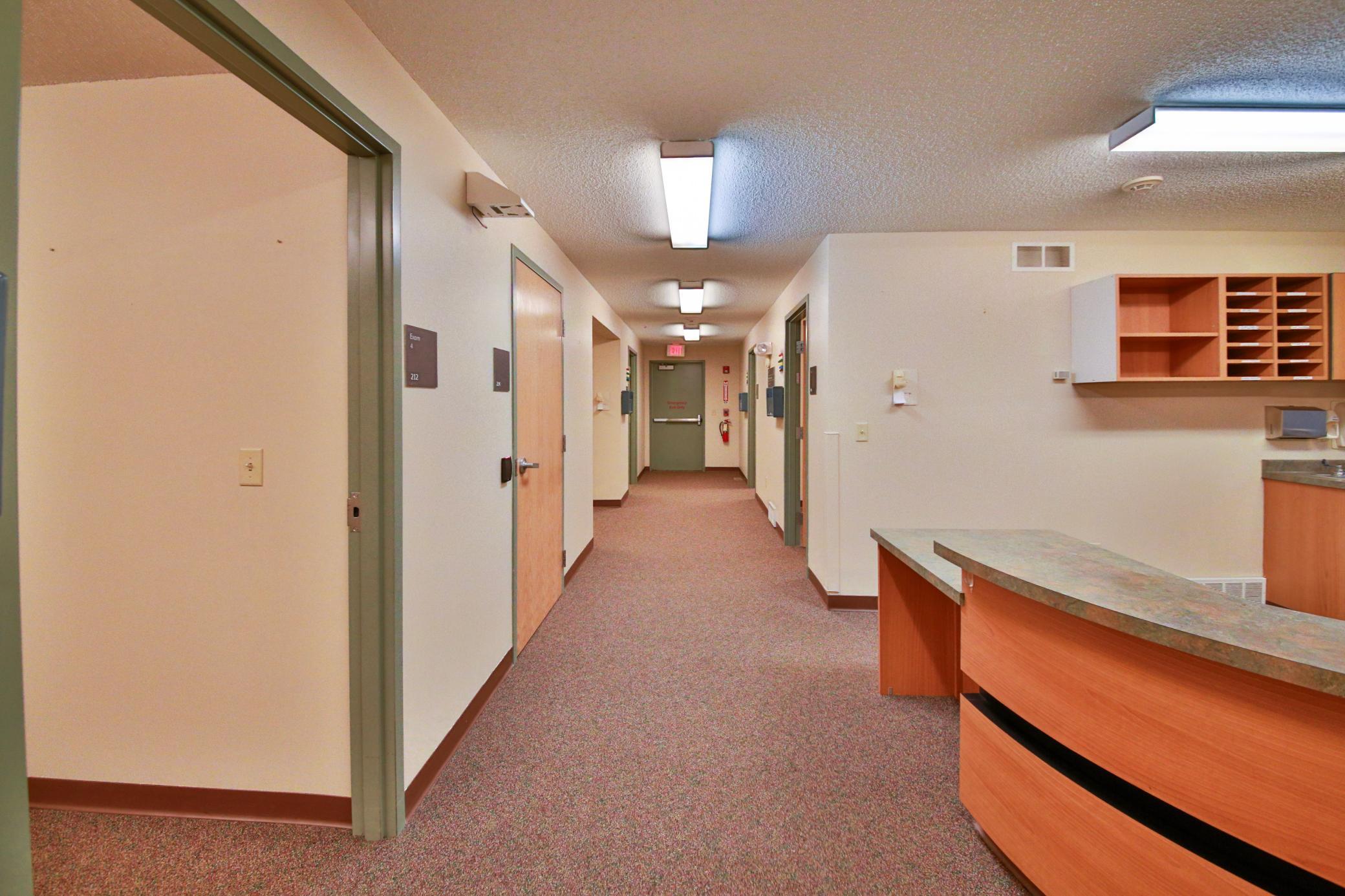 exam room hallway