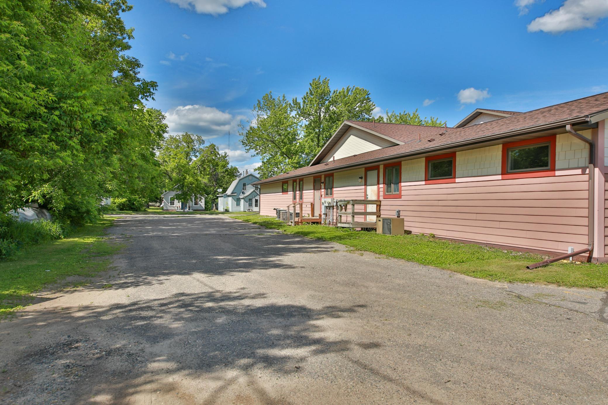 Plenty of parking, employee entrance
