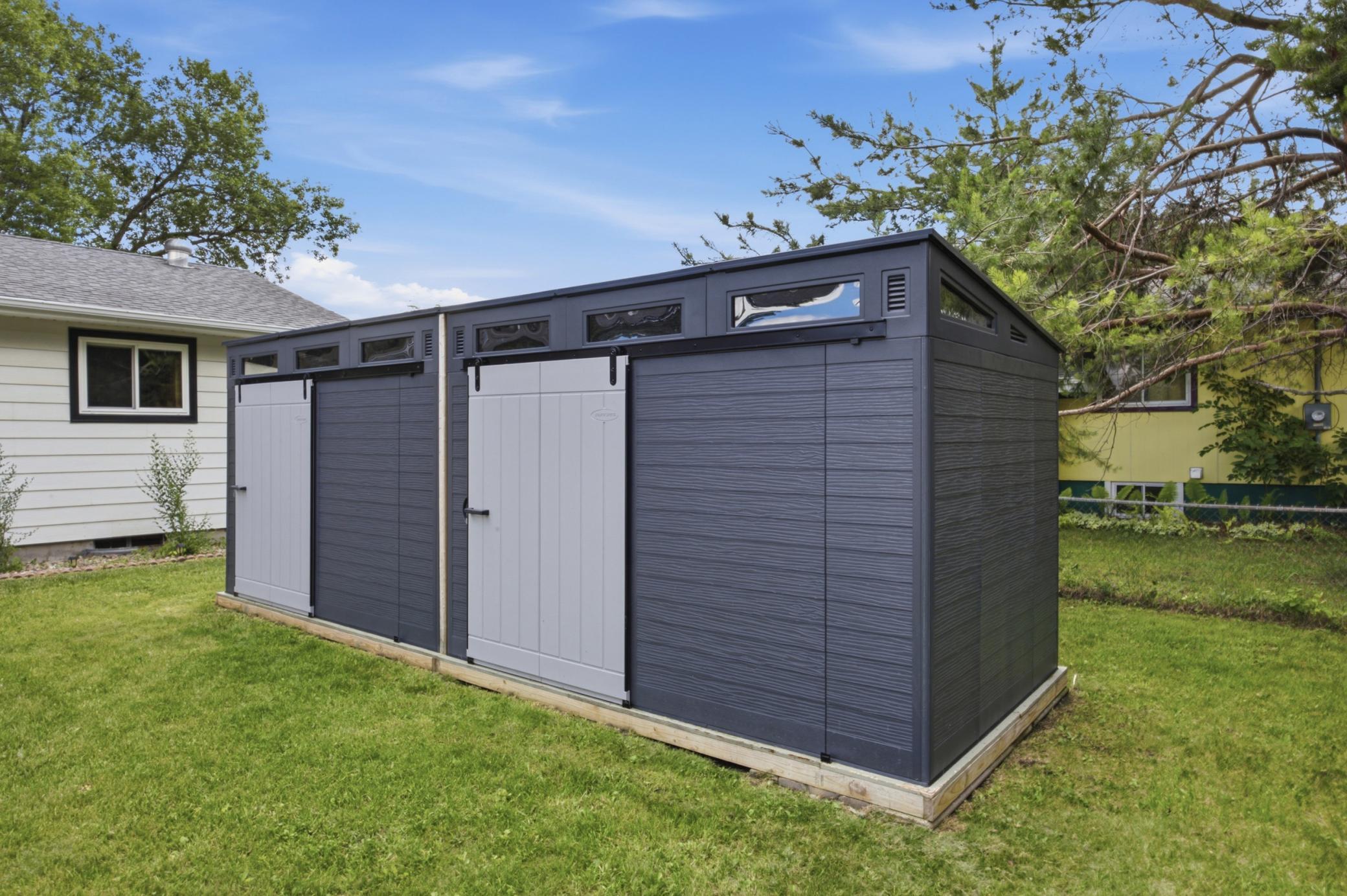 2 storage sheds are negotiable