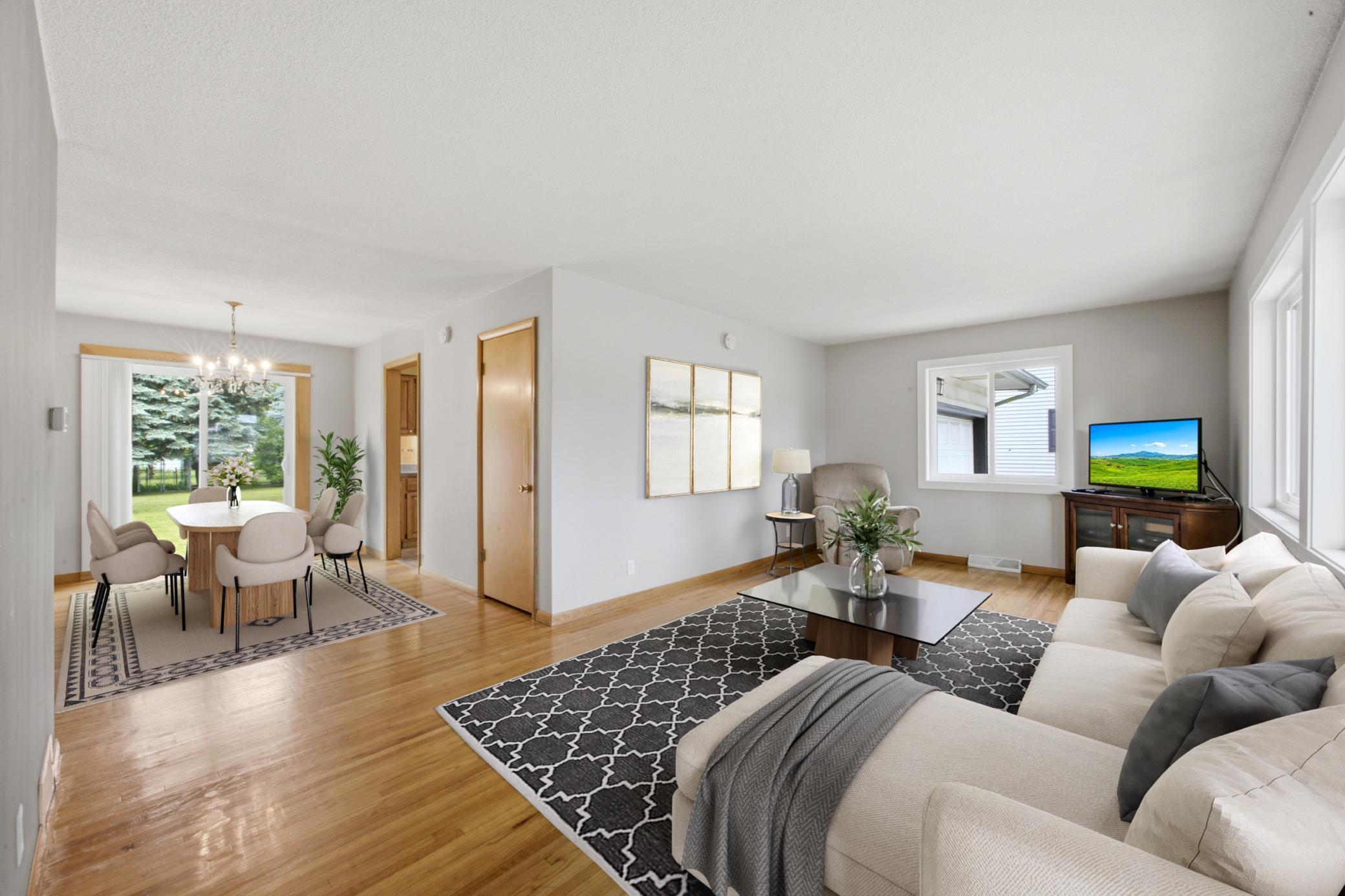 Living Room - Virtually Staged