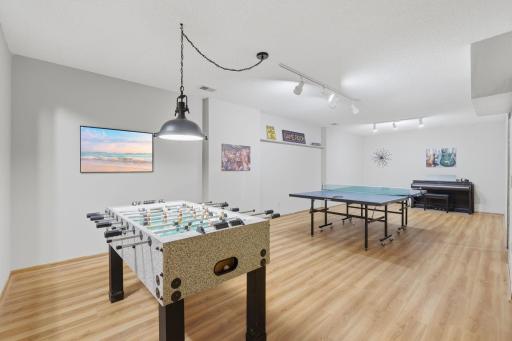 Amusement room accommodates multiple game tables