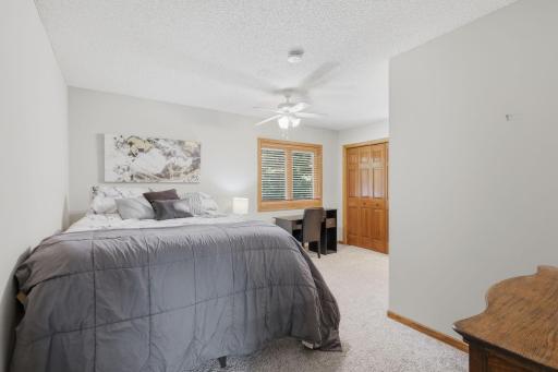 Second upper level bedroom with Jack and Jill bathroom