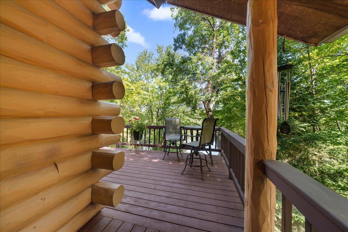 Wrap around deck