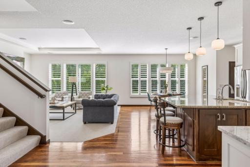 Abundant natural light, walnut hardwood floors, and exceptional craftsmanship throughout.