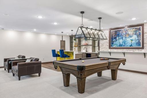Built-in whole home surround sound system.