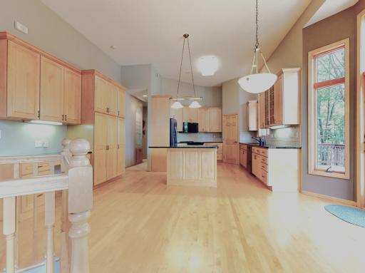 Large dream kitchen w/ granite top island