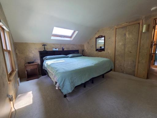 Skylight, and another closet inside the room.