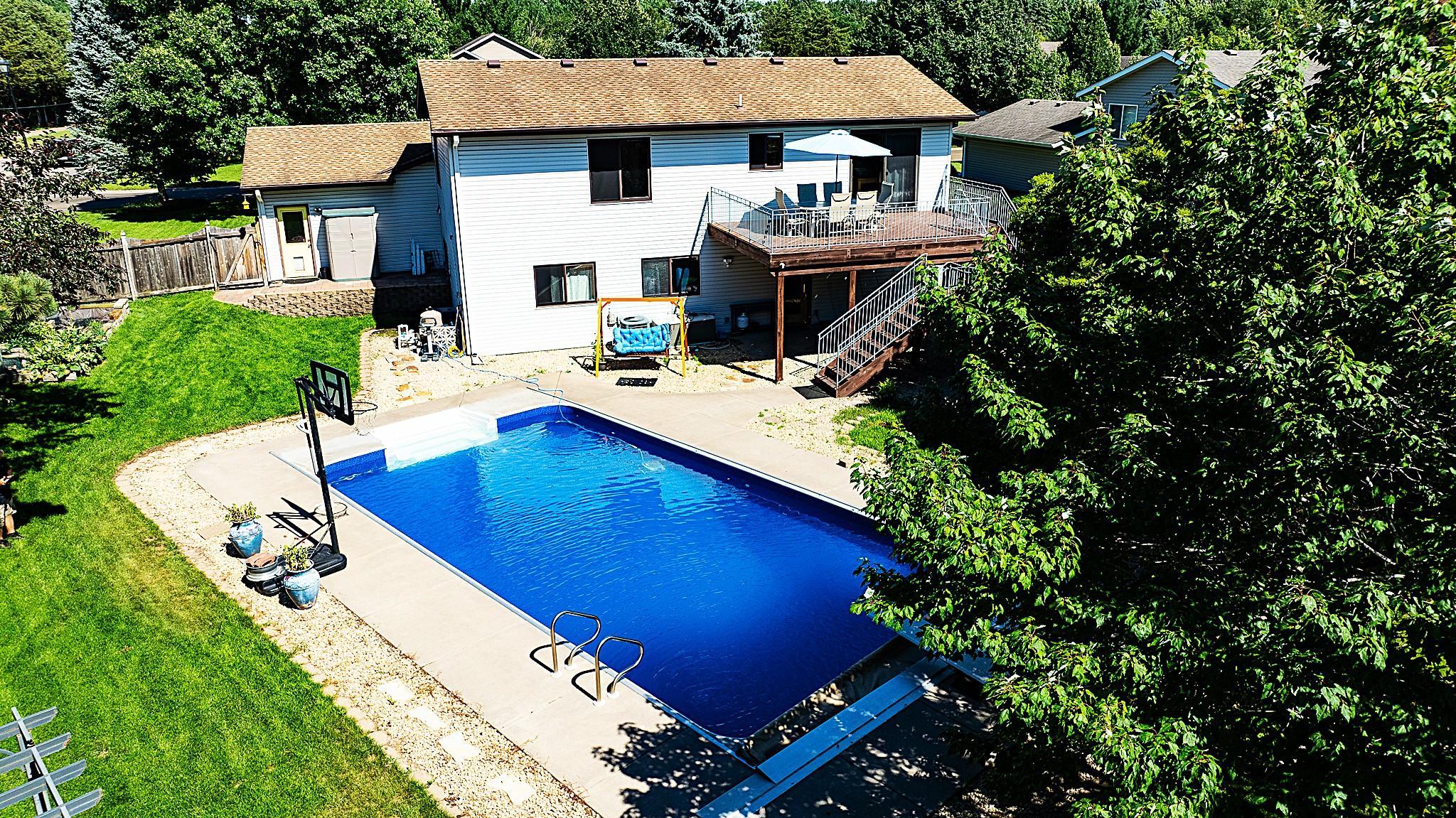 18x36 inground heated pool