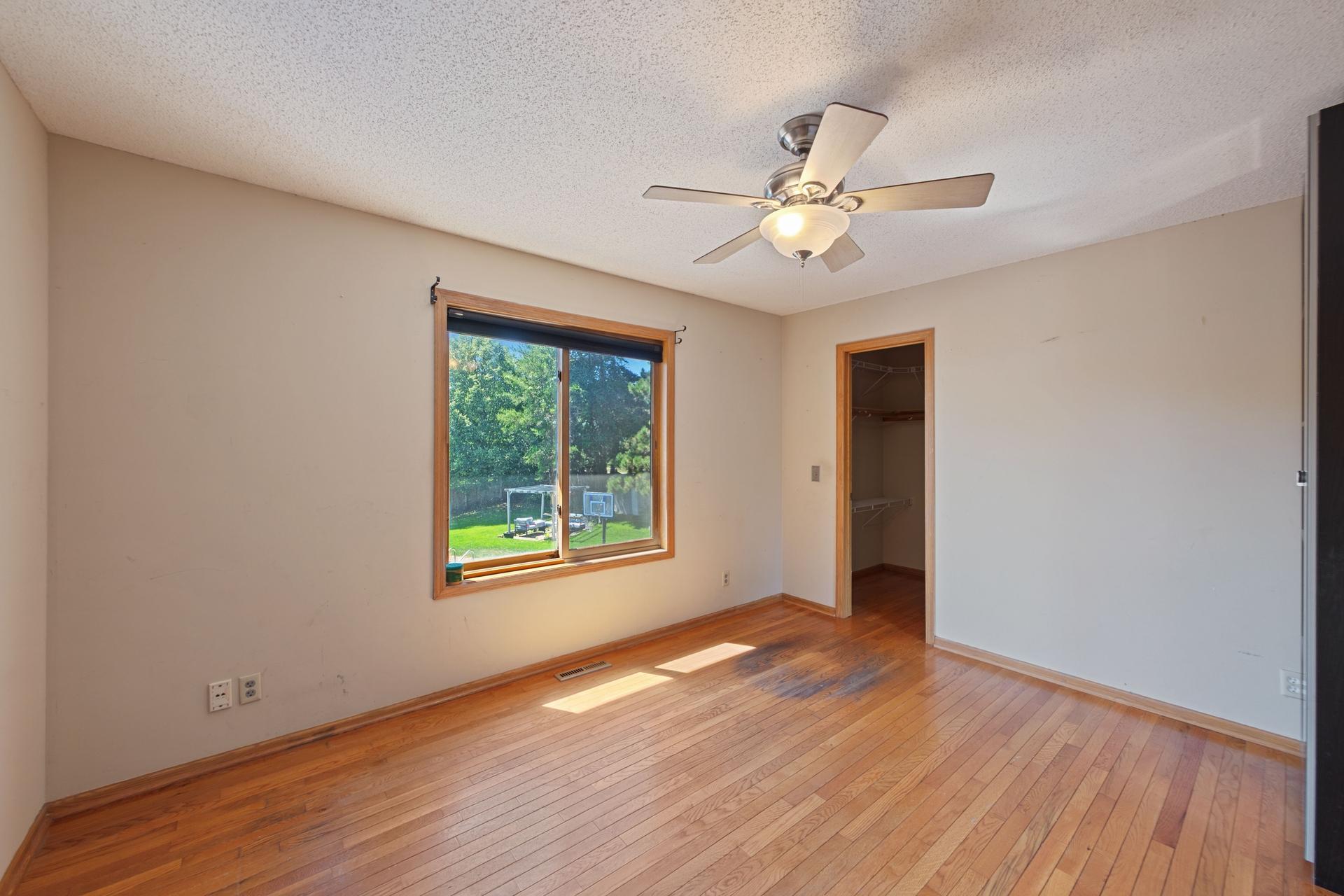 Main floor BR #2 with walk-in closet