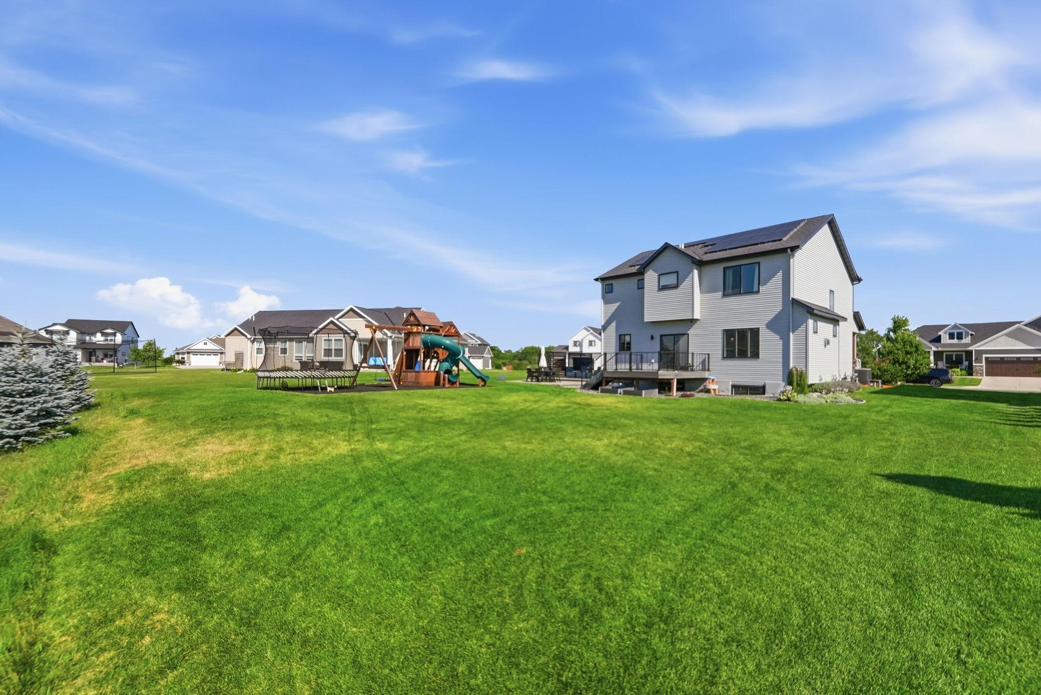 Full backyard view
