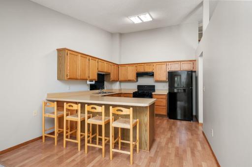 open / airy kitchen