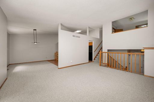 living room, w/ office in upper right corner