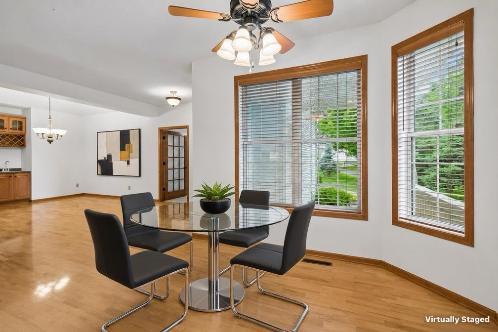 Breakfast nook Staged by Ai