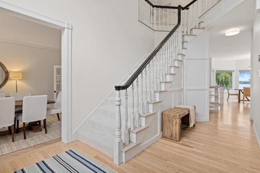 Warm, inviting, and elegant- the perfect introduction to this exceptional home.