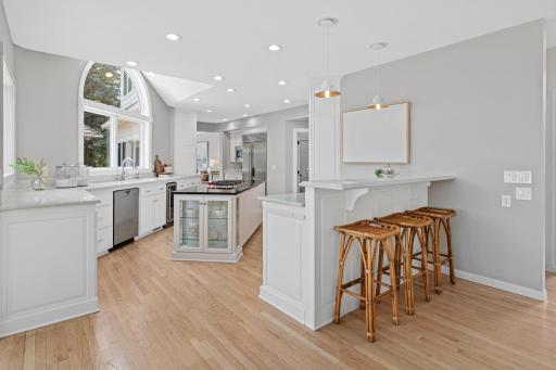 The heart of the home- this exceptional kitchen combines refined finishes, thoughtful design, and breathtaking views, making everyday living and entertaining equally extraordinary.