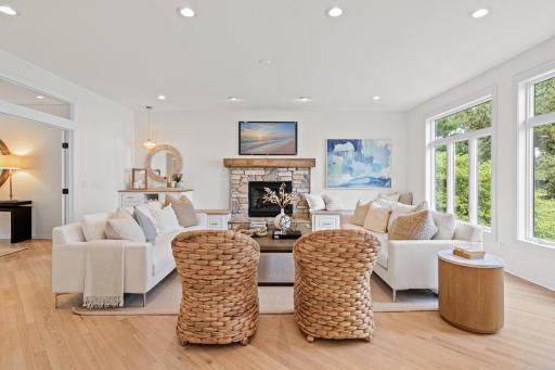 Designed to bring the outdoors in, every season becomes part of the home's stunning backdrop. Enjoy quiet mornings while the sun comes up.