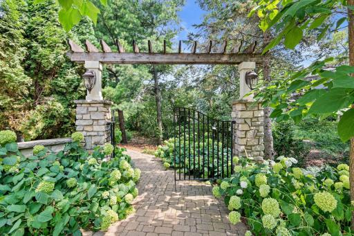 Beautifully landscaped grounds create a true private retreat.