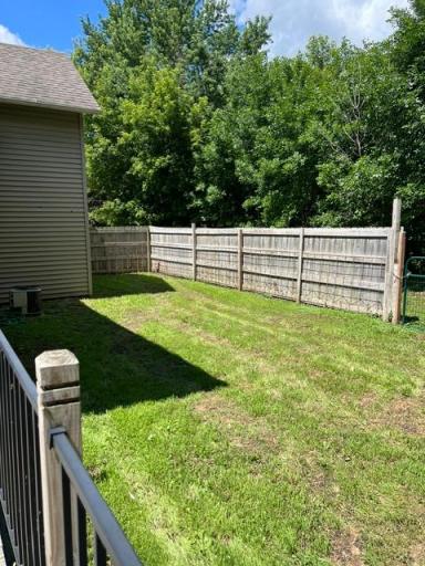 Fenced back of house for your pets to roam