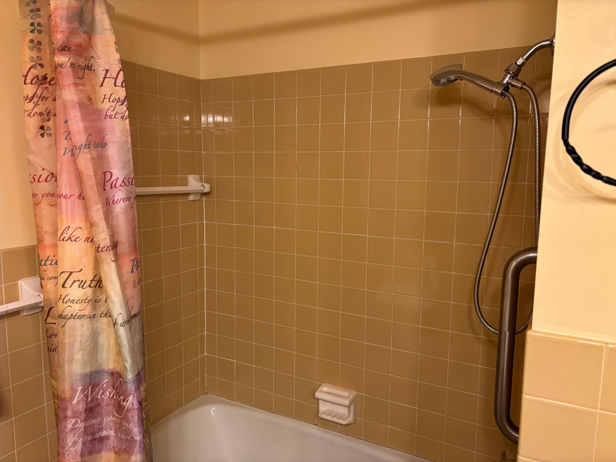 full main bath with tub