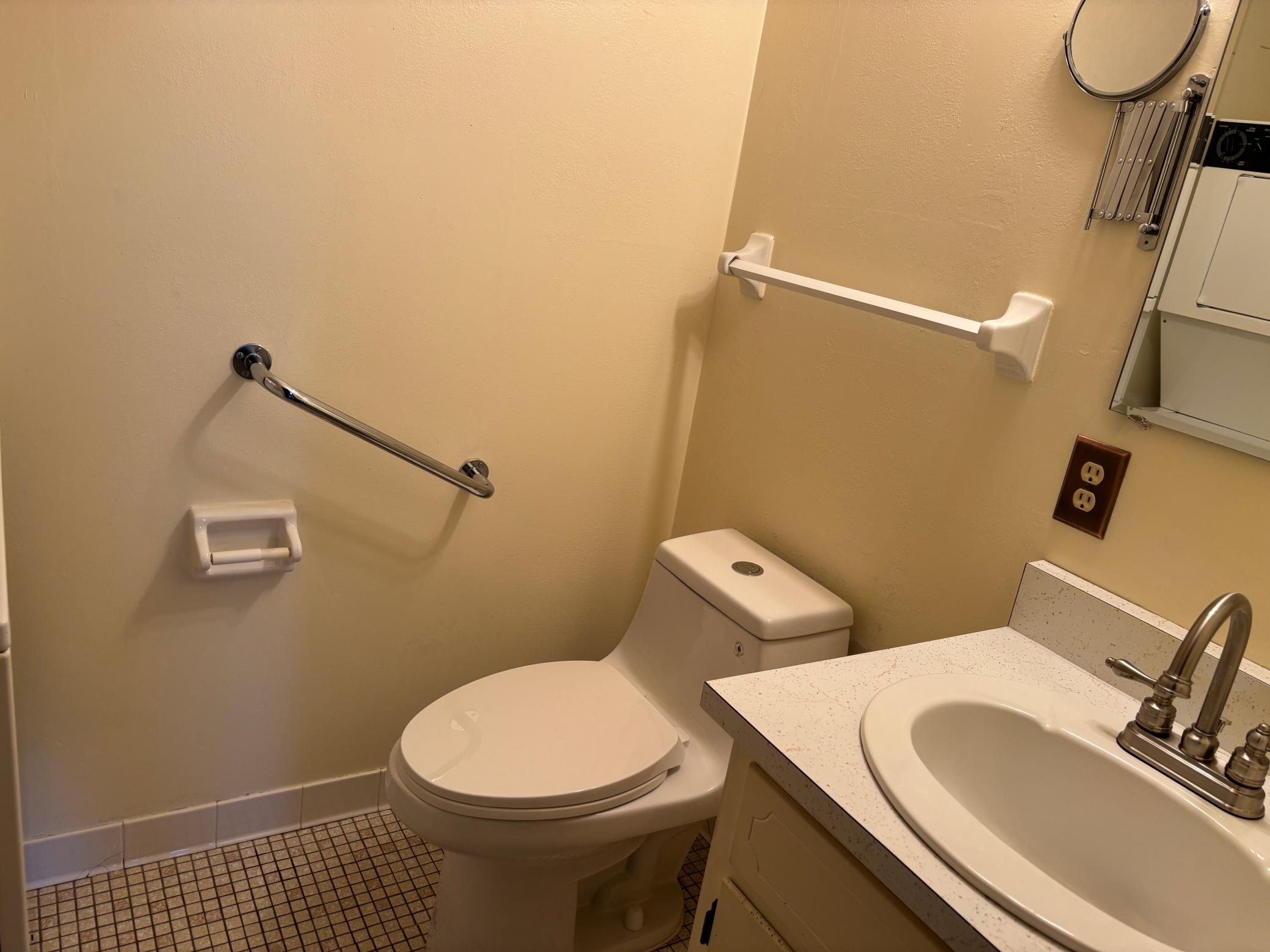 1/2 bath plus laundry