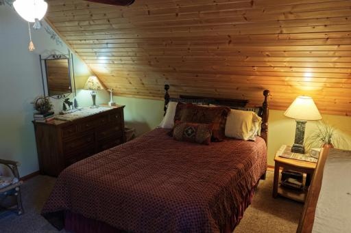 Primary bedroom, there is also a Futon in the room for additional sleeping space