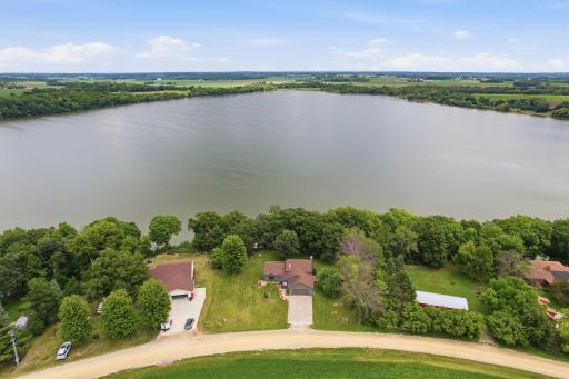 Nearly an acre lot + quiet lake = peaceful privacy!