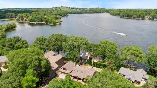 Beautiful views overlooking the main body of Crystal Lake.