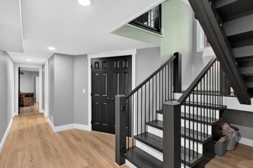 Stairs to Lower Level Closet is utilities