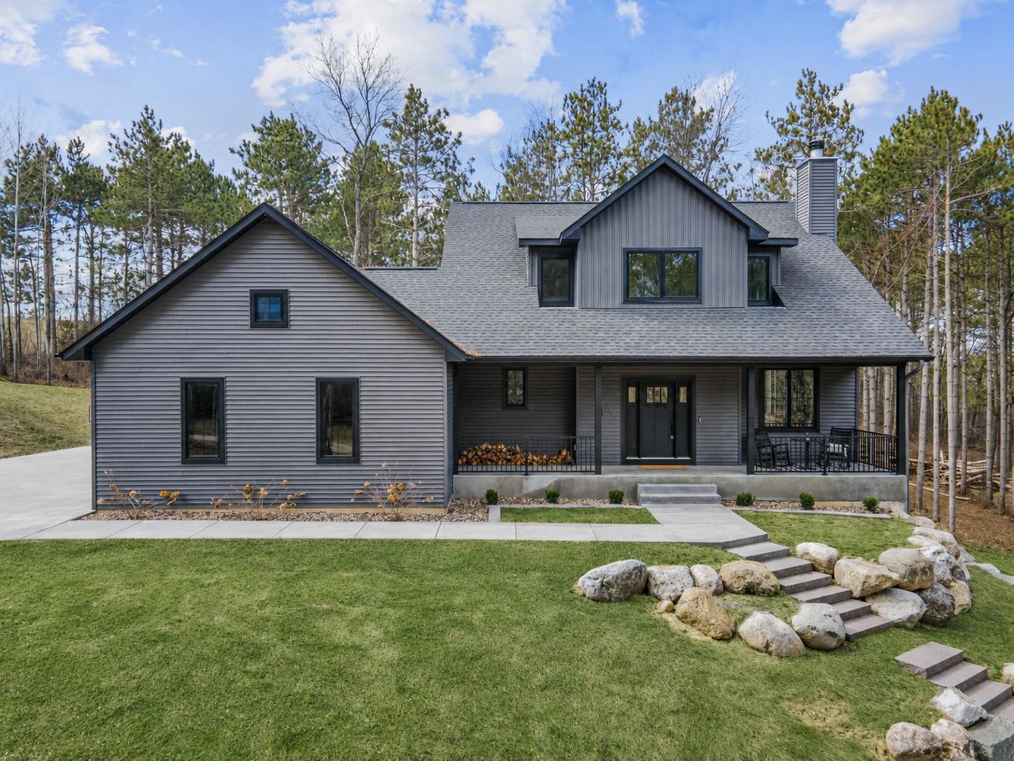 Carefully curated exterior details create lasting curb appeal from every angle.