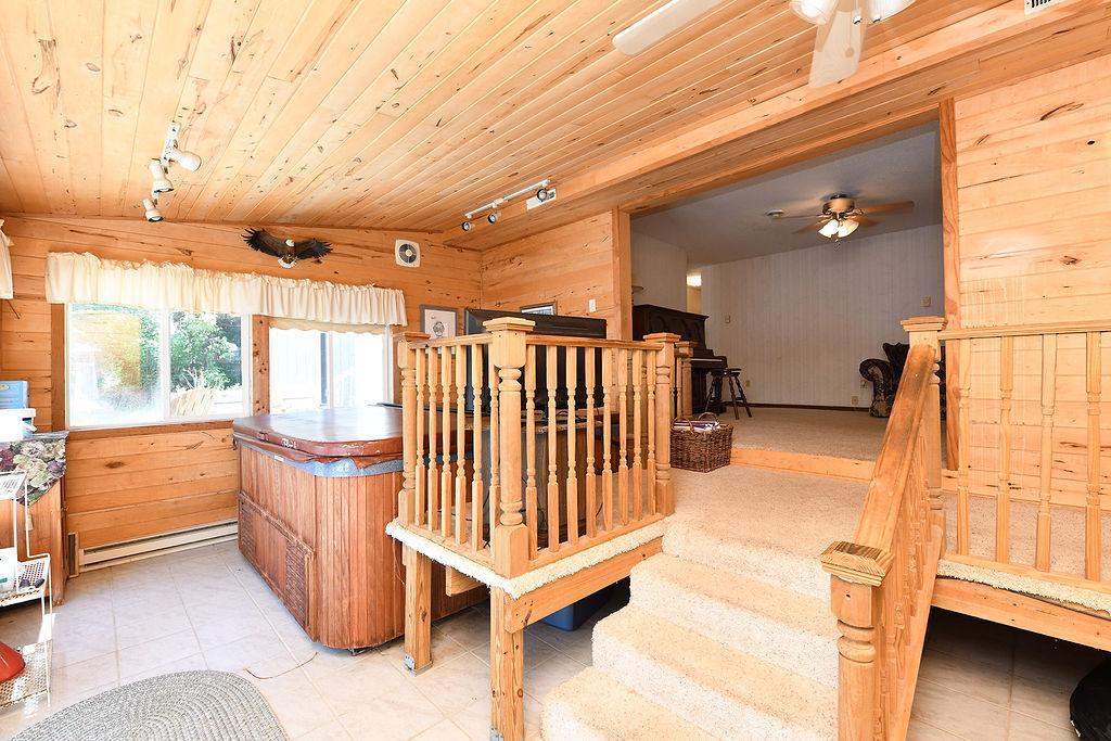 Stairs To Hot Tub Room
