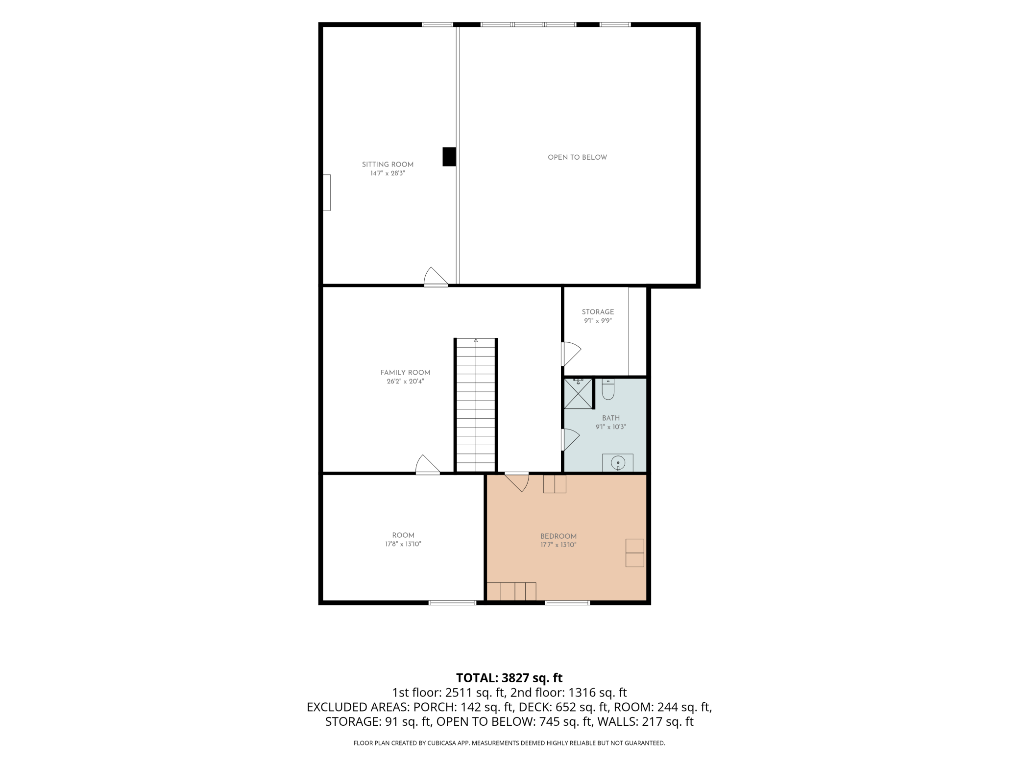 2nd floor home