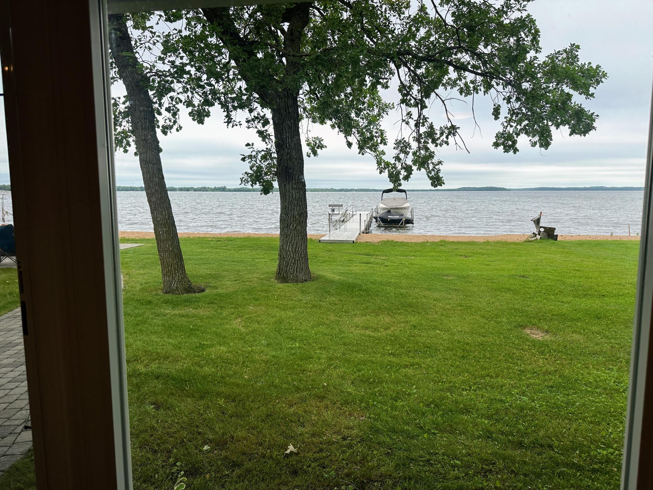 View from dining area