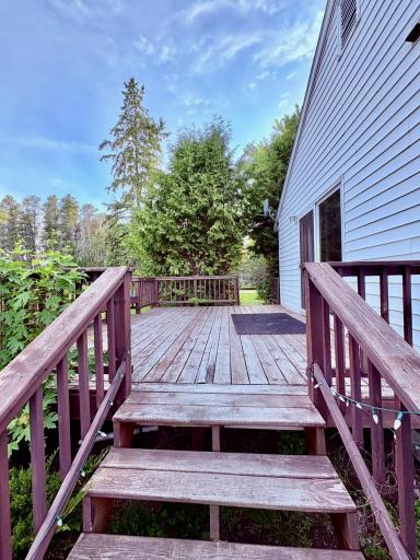 South side deck