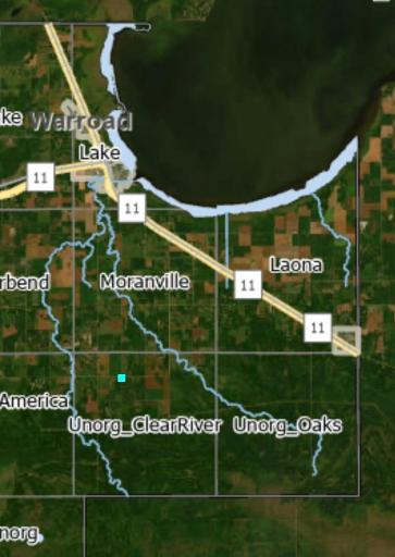 Overview map- Roseau Cty
