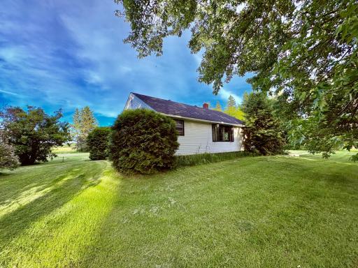 West side of home