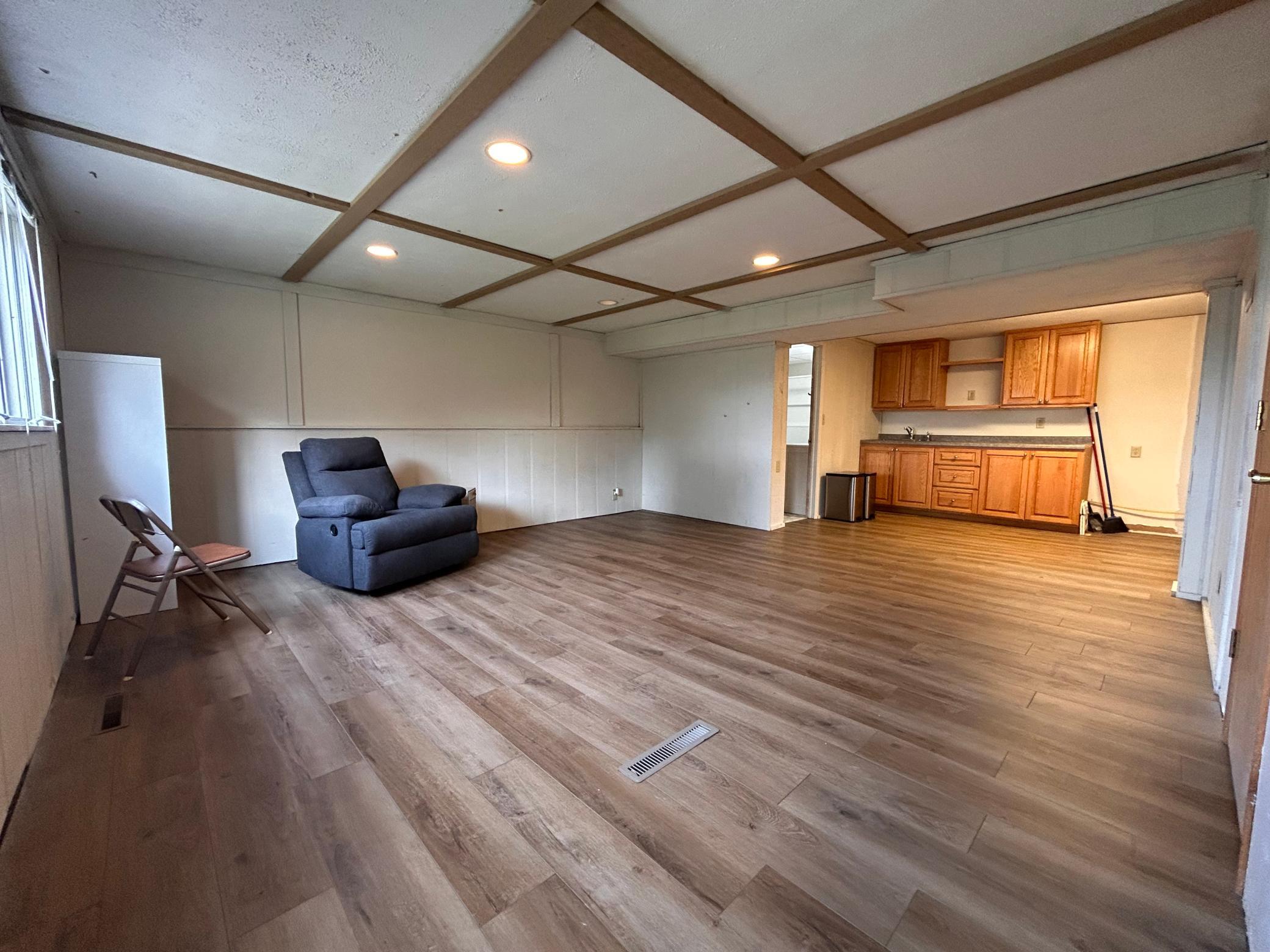 Lower Level Bonus Space and Kitchenette