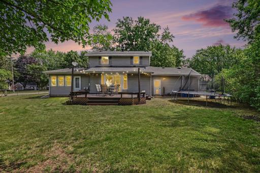 Large backyard with great entertainment space.