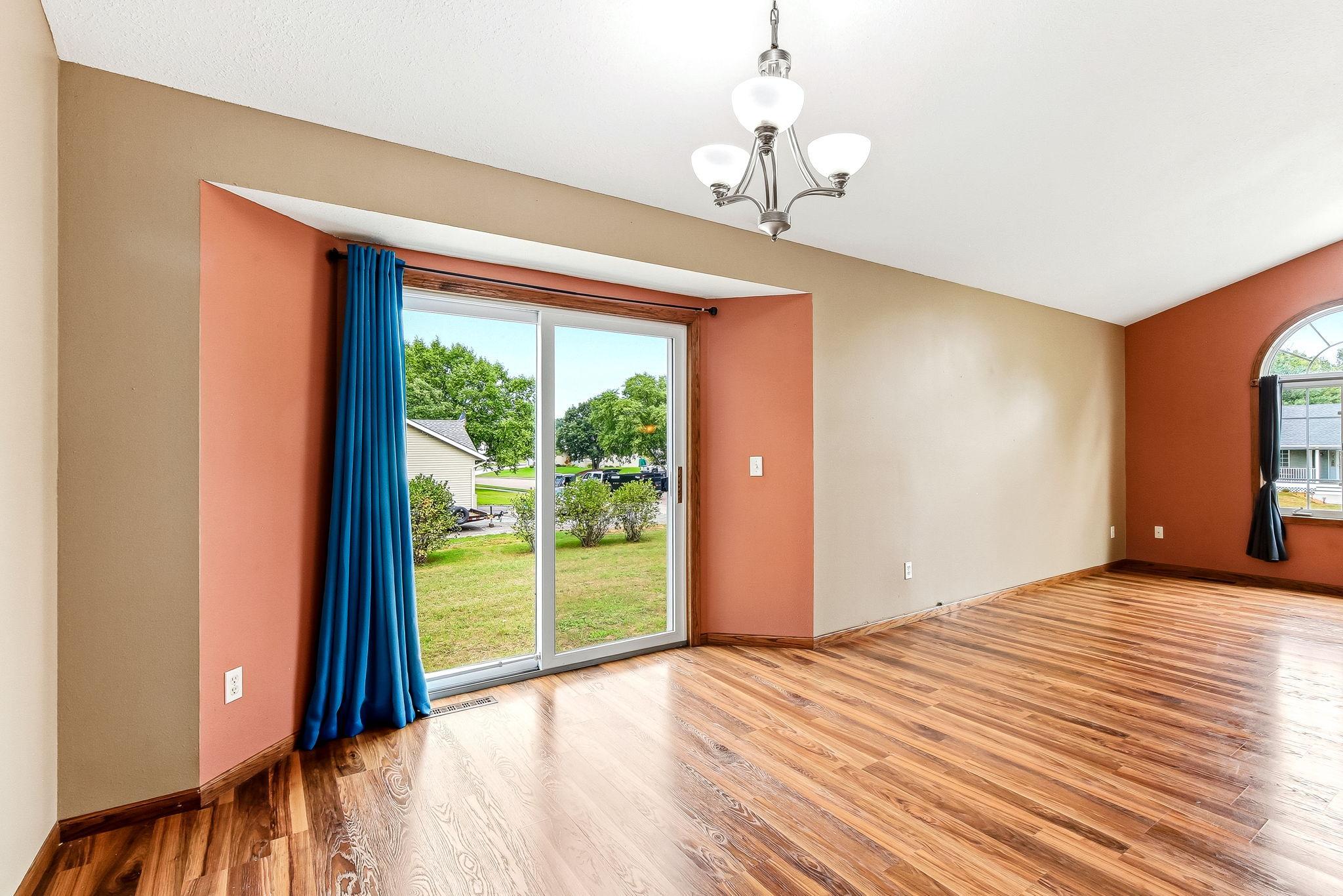 The open layout creates a seamless flow for both everyday living and entertaining.