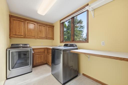 Convenient laundry on the same floor as the bedrooms