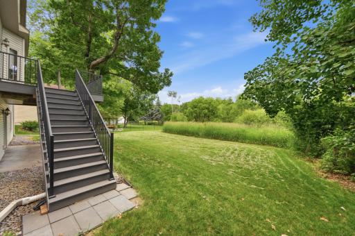 Backyard goes way beyond the maintained space.