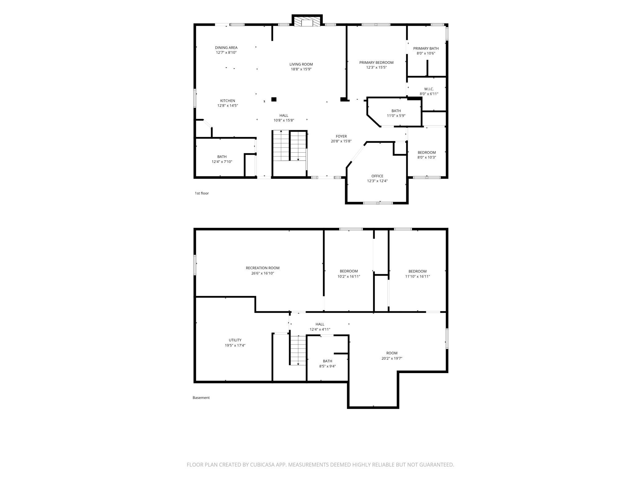 Floor Plan - Both Floors