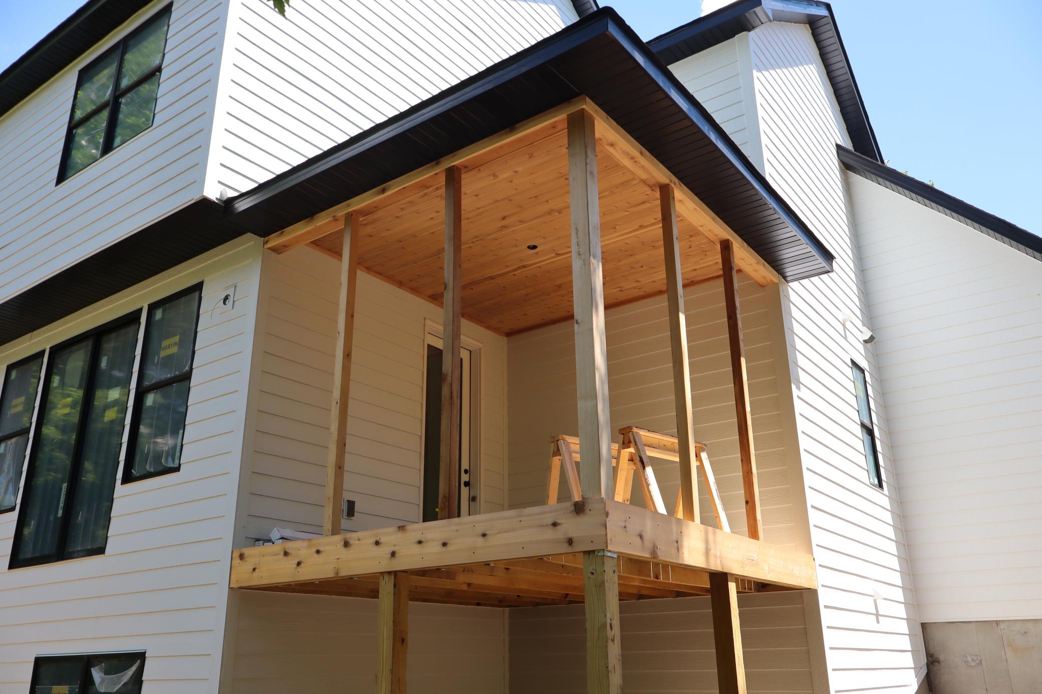 Rear Screen Porch (progress as of 6-26-26)