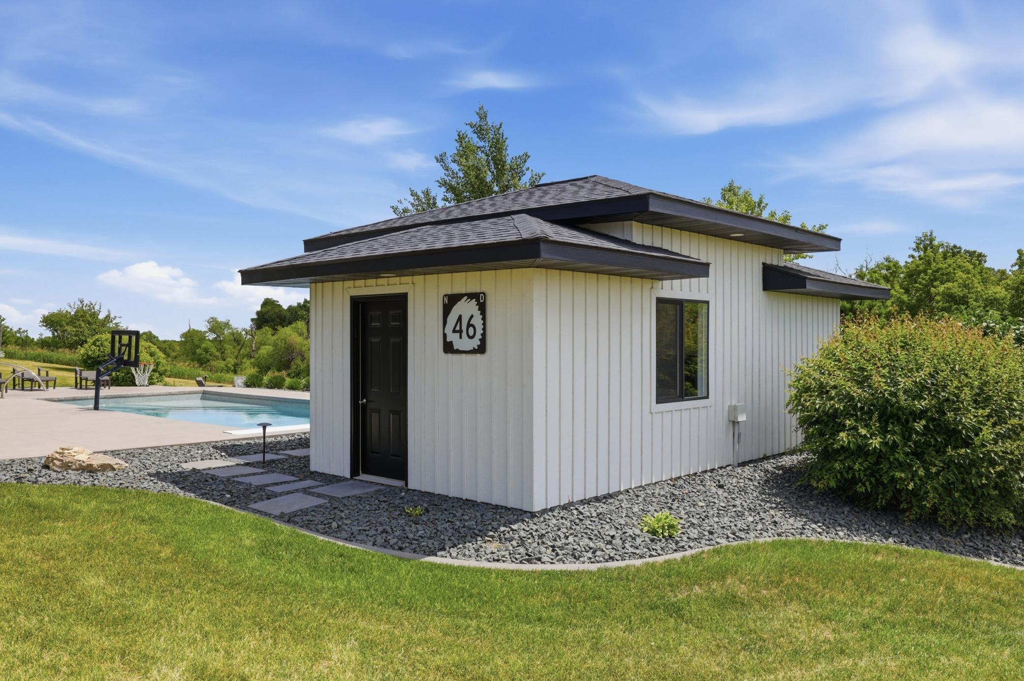 Pool House Exterior