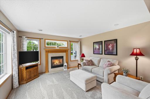 A warm and inviting living room you'll love coming home to.