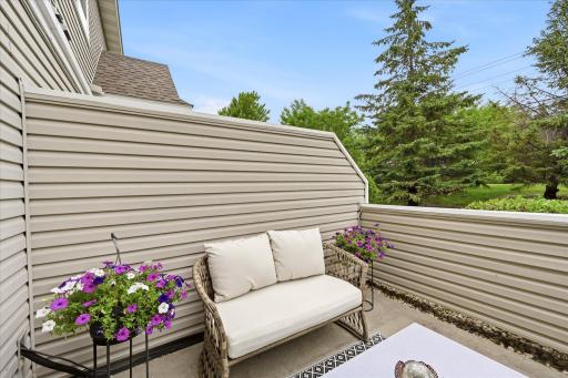 Step outside and enjoy your own peaceful outdoor retreat.