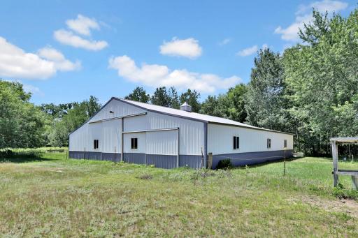 The property is 40 acres and includes a 50' x 52' pole barn.
