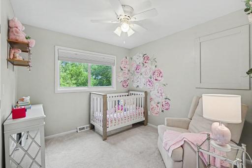 Third bedroom: Upper-level